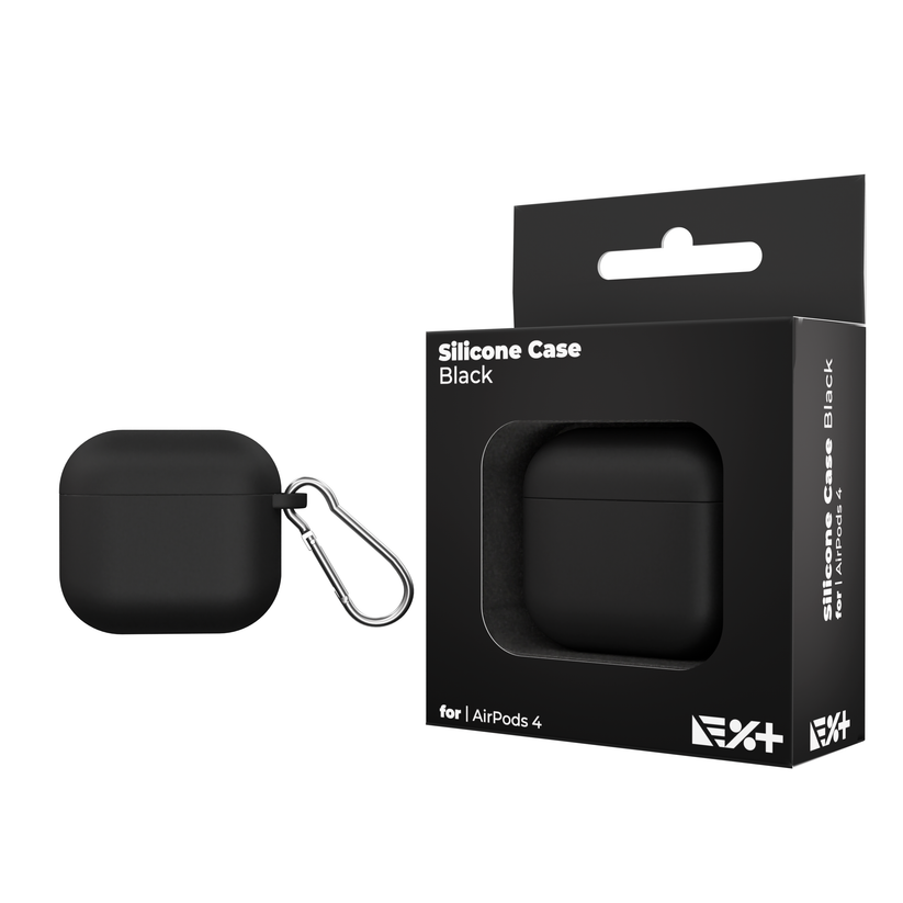 NEXT ONE SILICONE CASE FOR AIRPODS 4 | BLACK - iSTYLE BG
