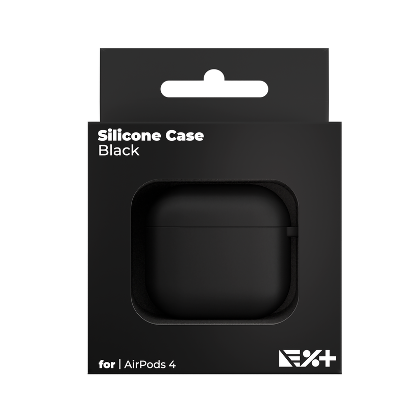 NEXT ONE SILICONE CASE FOR AIRPODS 4 | BLACK - iSTYLE BG