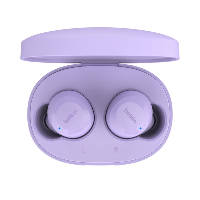 Belkin SOUNDFORM BoltTrue Wireless Earbuds - Lavendar