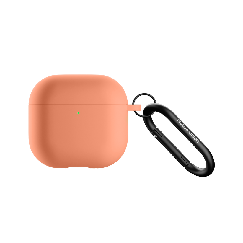 Калъф Native Union Active Case за AirPods 4 в цвят Apricot Crush – изглед отпред