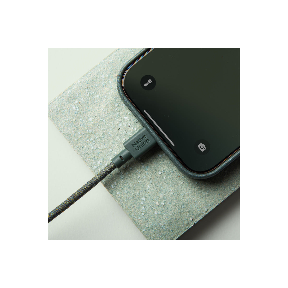 Native Union Belt Cable USB-C to USB-C 1,2m - Slate Green