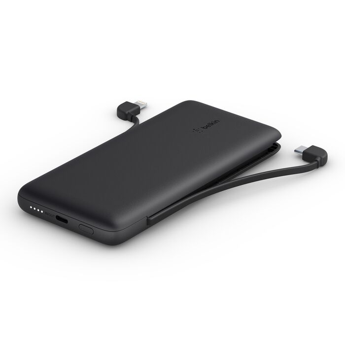 Зареждаща батерия от Belkin BOOST CHARGE Plus 10K с USB-C кабел - черна