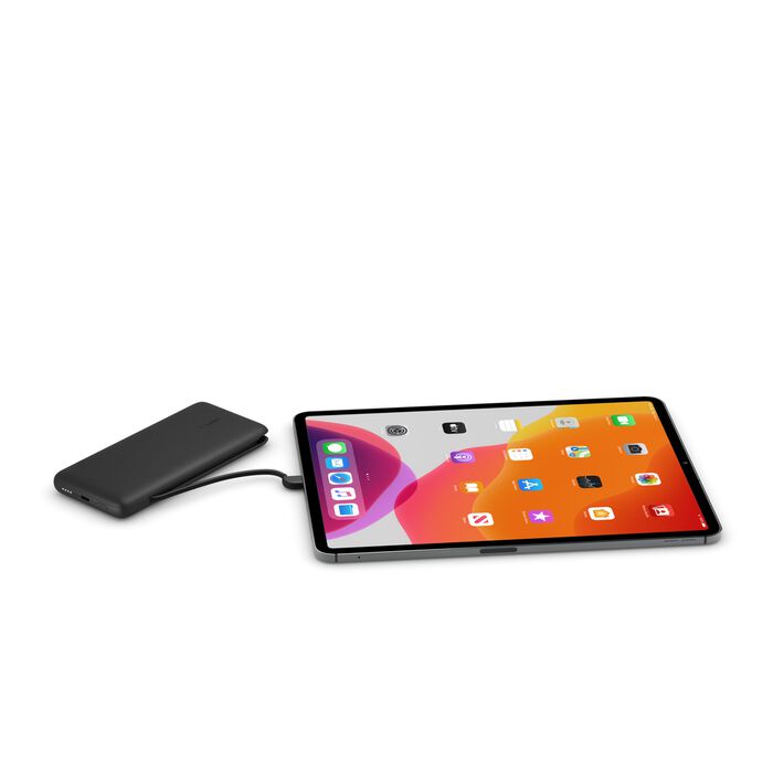 Зареждаща батерия от Belkin BOOST CHARGE Plus 10K с USB-C кабел - черна