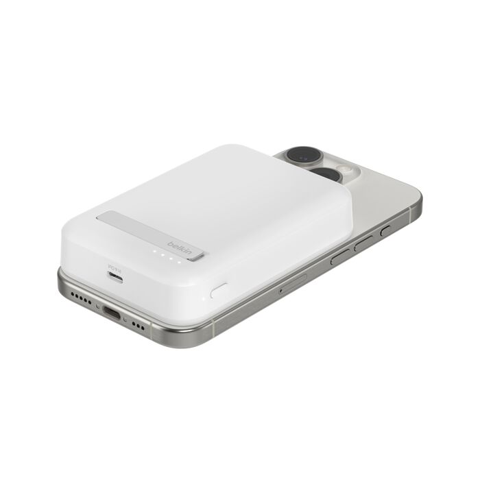 Външна батерия от Belkin 10k Qi2  - бяла