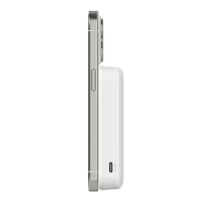 Външна батерия от Belkin 10k Qi2  - бяла