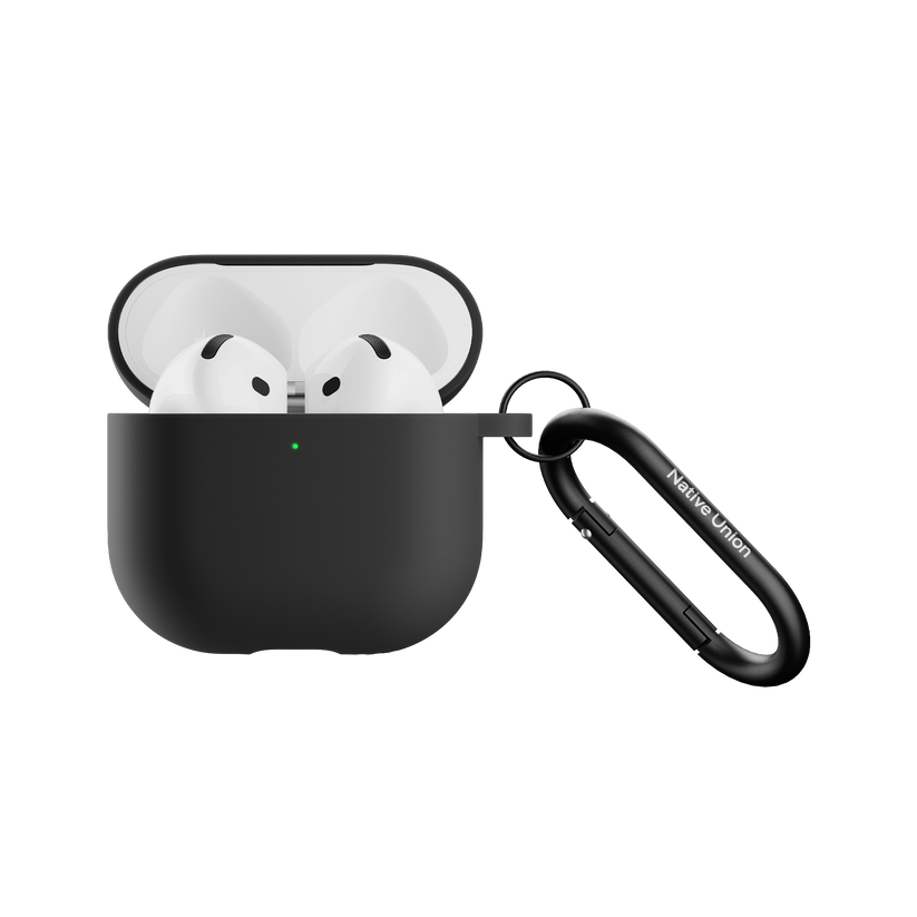Отворен черен калъф Native Union Active Case за AirPods 4