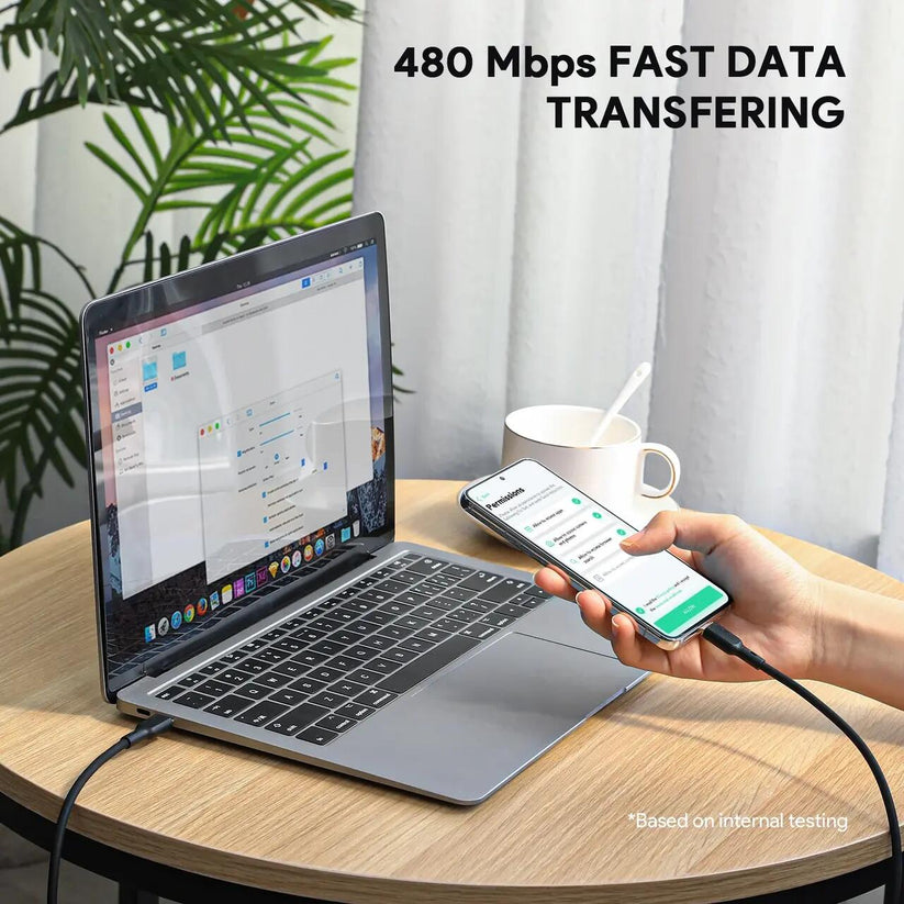 AUKEY Circlet Blink 240W Silicone USB-C to USB-C Cable 1.8m Black - iSTYLE BG