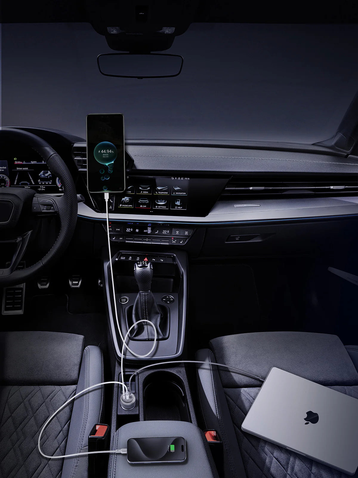 Бързо зарядно за автомобила от AUKEY Pathfinder Mix 3 100W