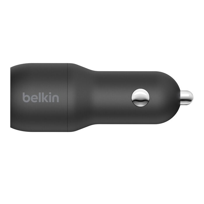 Belkin BOOST CHARGE Car Charger Dual USB-A 24W - Black