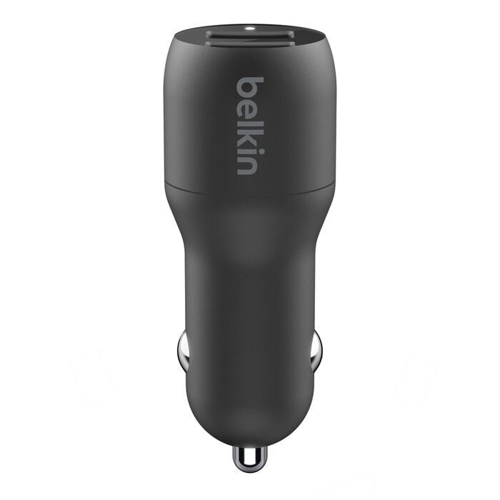 Belkin BOOST CHARGE Car Charger Dual USB-A 24W - Black