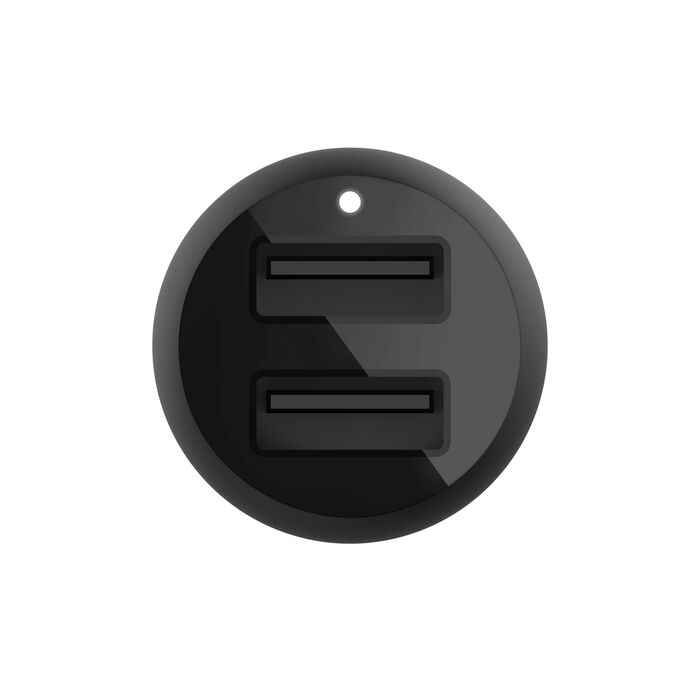 Belkin BOOST CHARGE Car Charger Dual USB-A 24W - Black