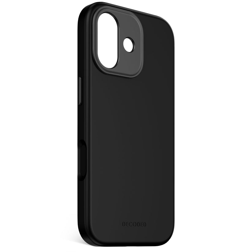 DECODED ANTIMICROBIAL SILICONE BACKCOVER FOR IPHONE 17 - PHANTOM BLACK - iSTYLE BG