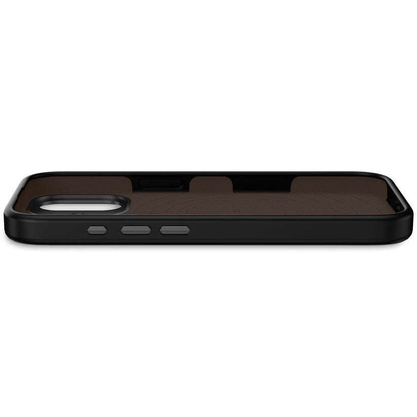 DECODED ANTIMICROBIAL SILICONE BACKCOVER FOR IPHONE 17 - PHANTOM BLACK - iSTYLE BG