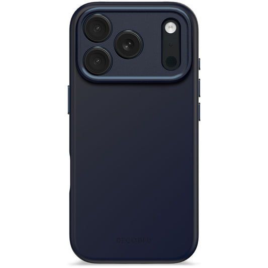 DECODED ANTIMICROBIAL SILICONE BACKCOVER FOR IPHONE 17 PRO - TRUE NAVY - iSTYLE BG