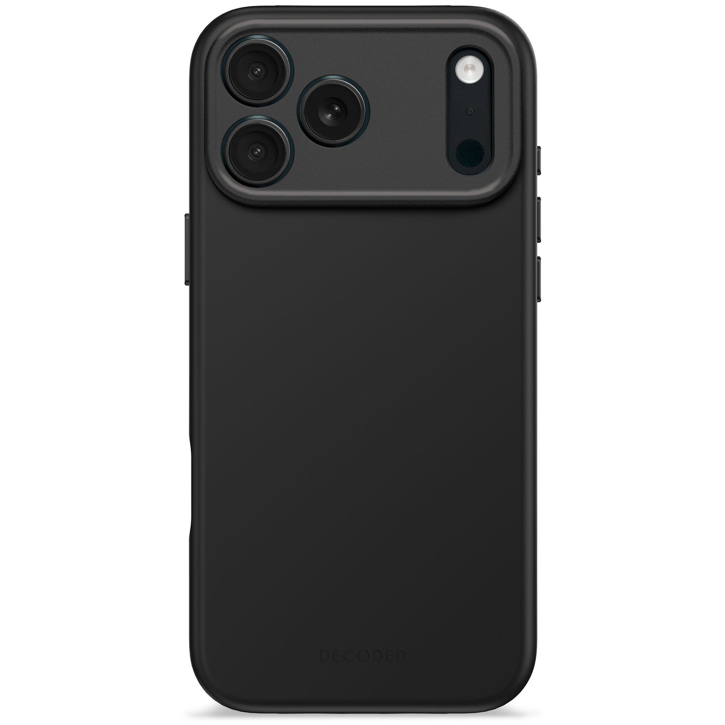 Кейс за iPhone 17 Pro Max от Decoded - силиконов - Antimicrobial - PHANTOM BLACK