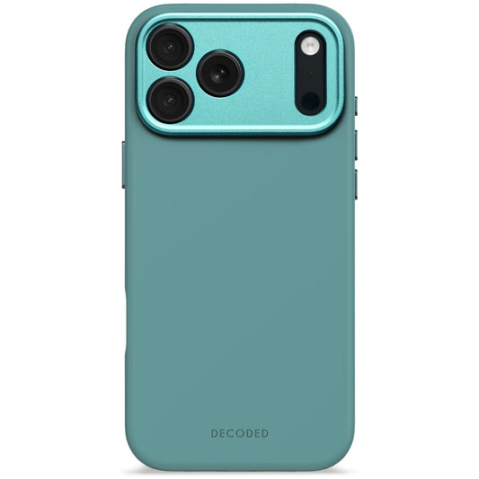 Кейс за iPhone 17 Pro Max от Decoded - силиконов - Antimicrobial - RETRO BLUE