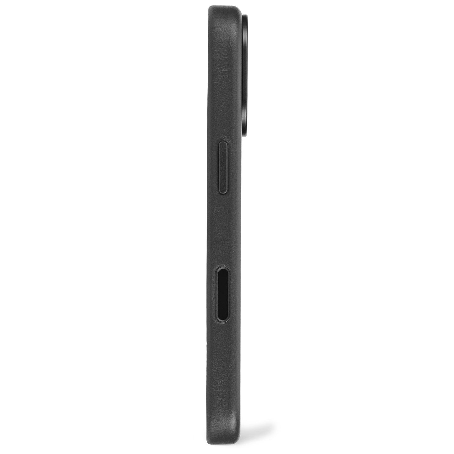 DECODED LEATHER BACKCOVER FOR IPHONE 17 - BLACK - iSTYLE BG
