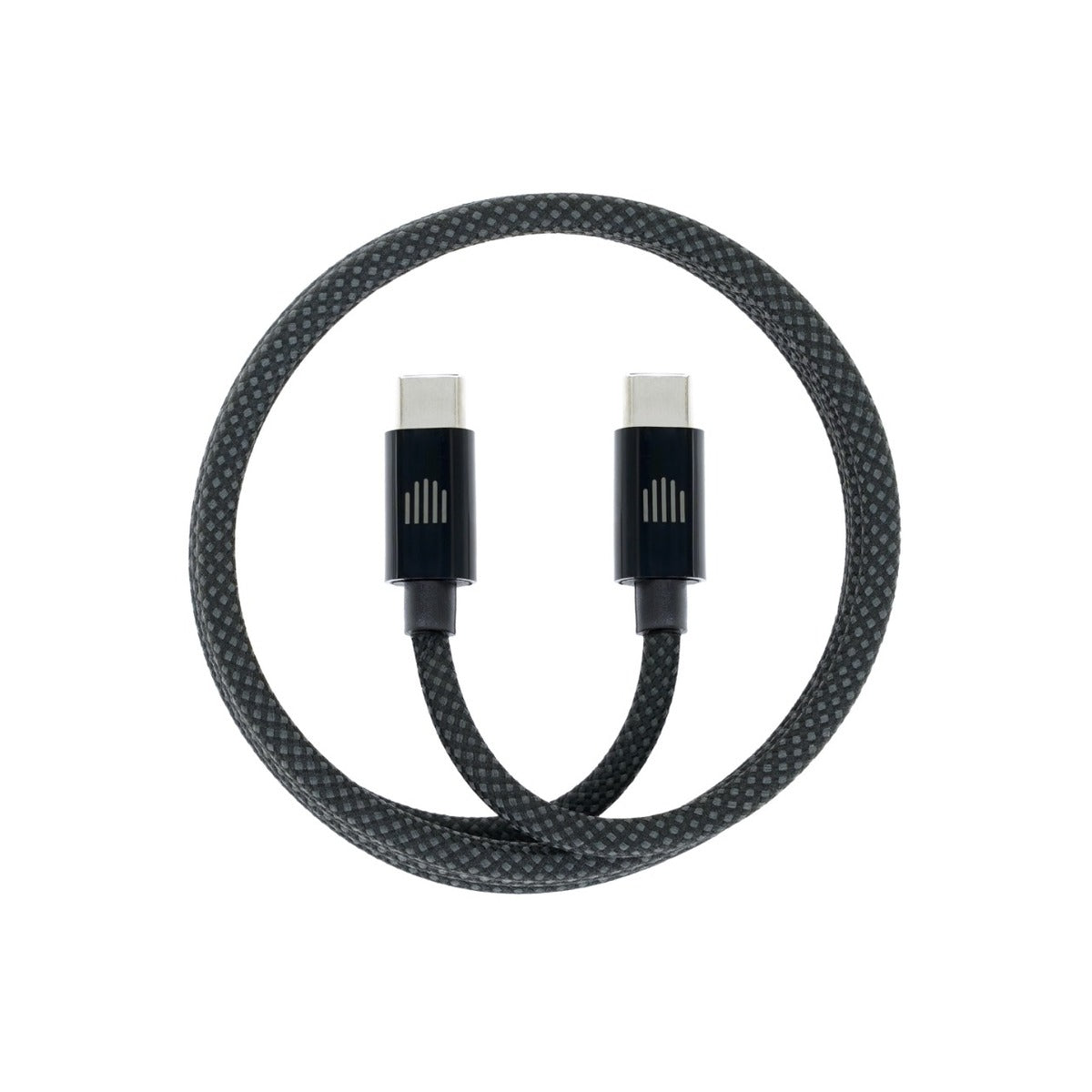 Dviced Magnetic Braided Cable USB-C to USB-C, 1,25m - dark grey