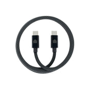 Dviced Magnetic Braided Cable USB-C to USB-C, 1,25m - dark grey