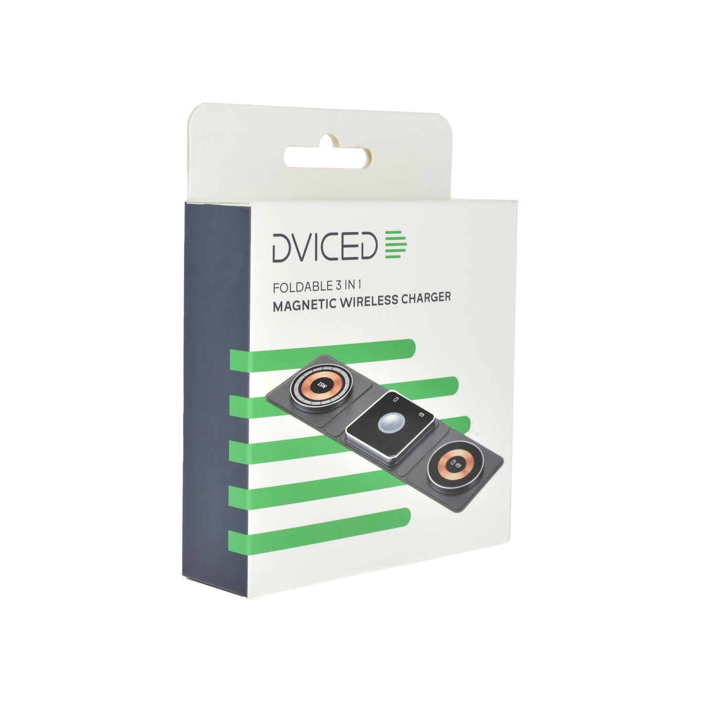 Dviced 3-in-1 foldable magnetic wireless charger - Black/Copper - iSTYLE BG