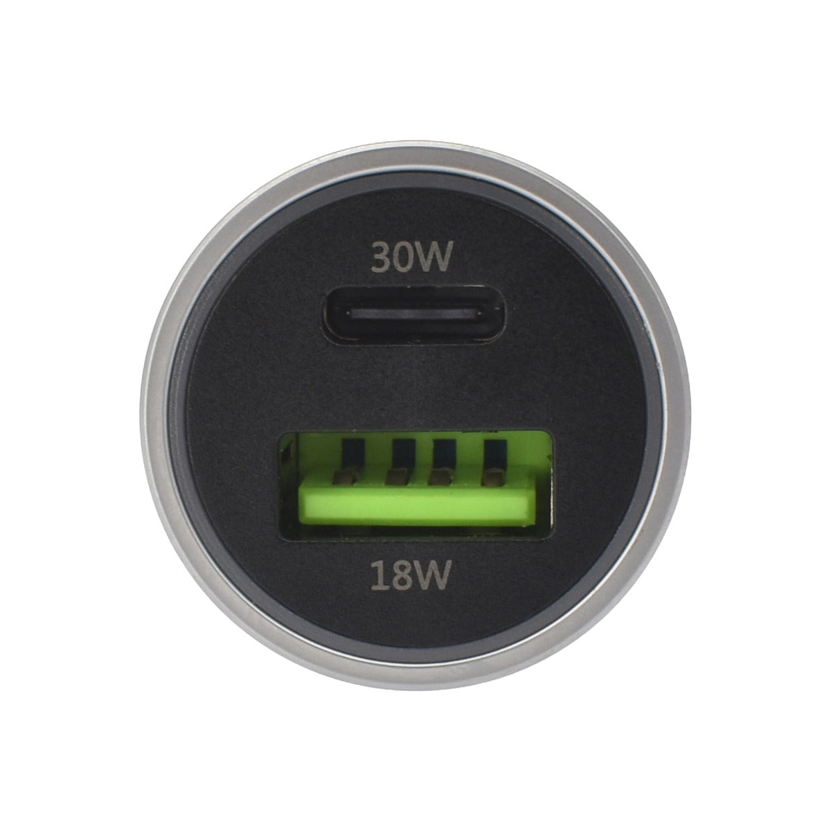 Dviced Car charger 1 USB-A 1 USB-C - Metal