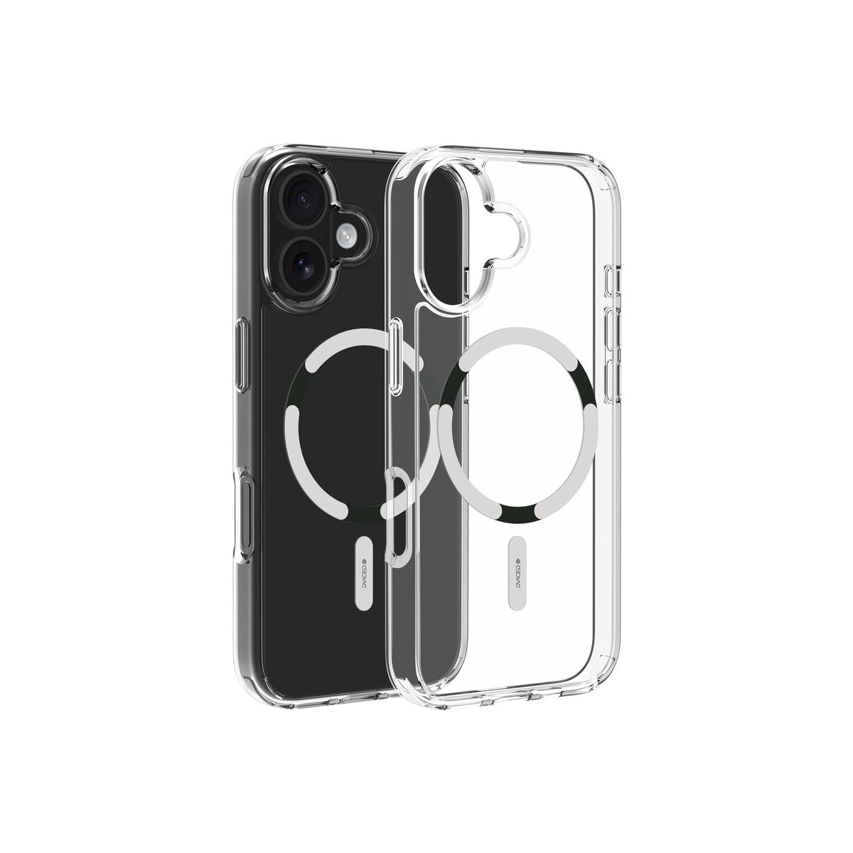 Dviced MagSafe калъф за iPhone 17 прозрачен, бял - iSTYLE BG