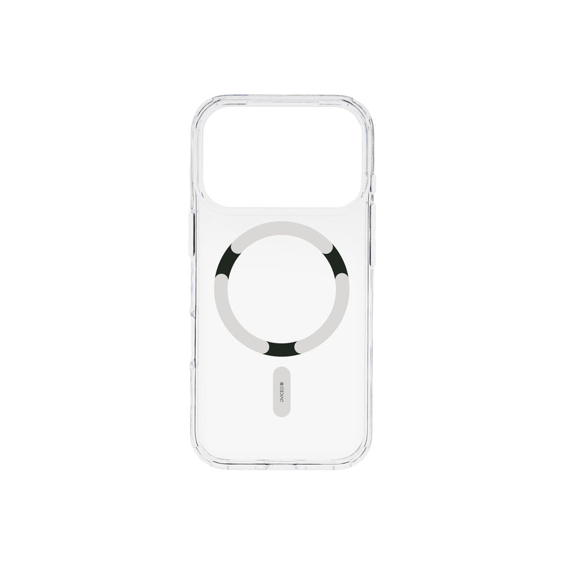 Dviced MagSafe калъф за iPhone 17 Pro прозрачен, бял - iSTYLE BG