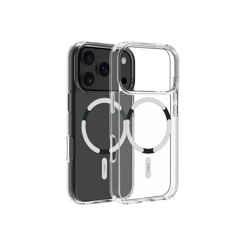Dviced MagSafe калъф за iPhone 17 Pro Max прозрачен, бял - iSTYLE BG