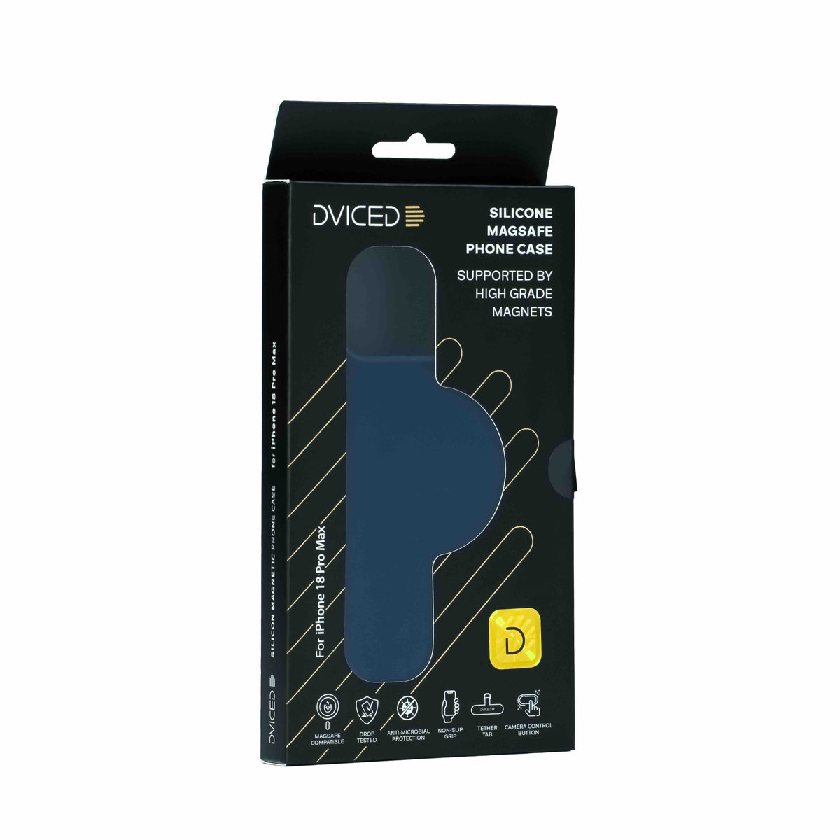 Dviced Silicone MagSafe iPhone 18 Pro Max case - Blue