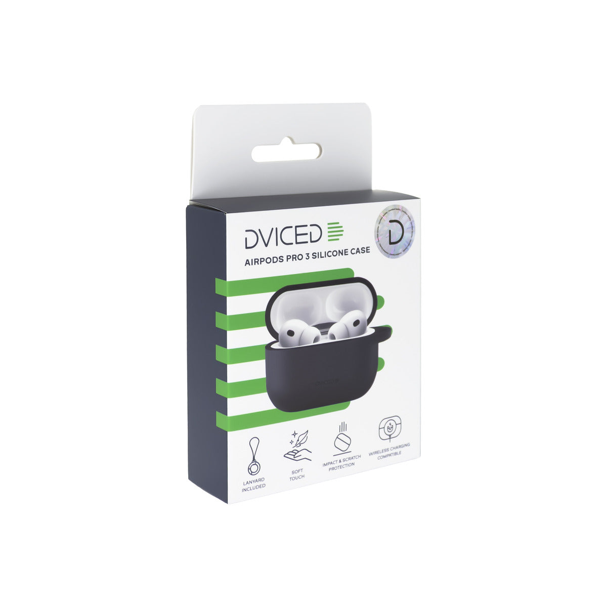 Dviced AirPods Pro 3 Silicone Case - Black