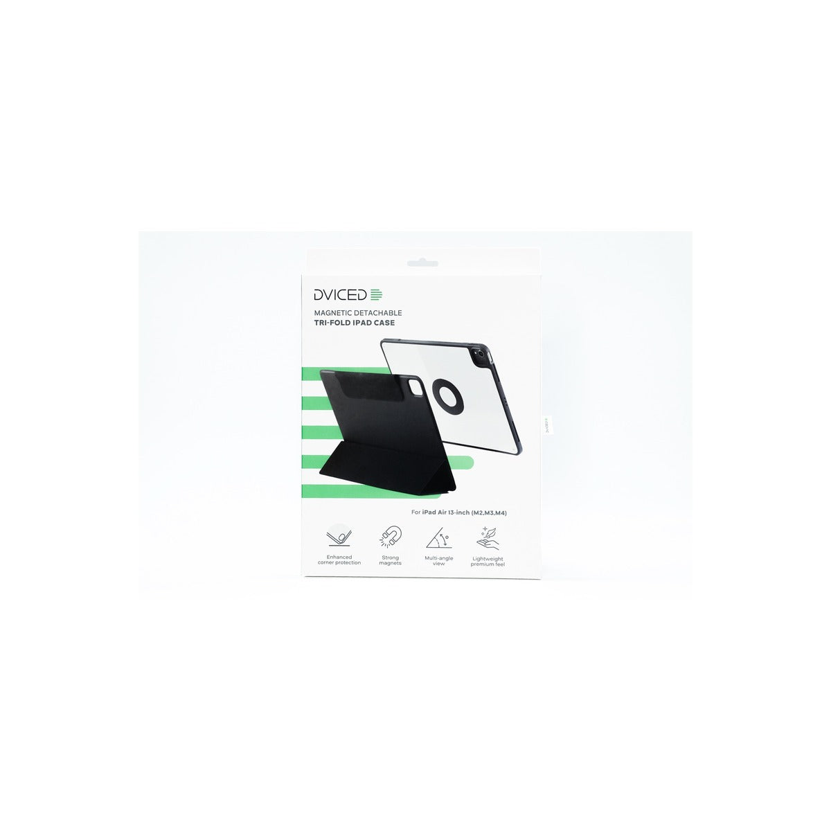Dviced Hybrid case for iPad Air 13-inch (M2,M3,M4) - Black