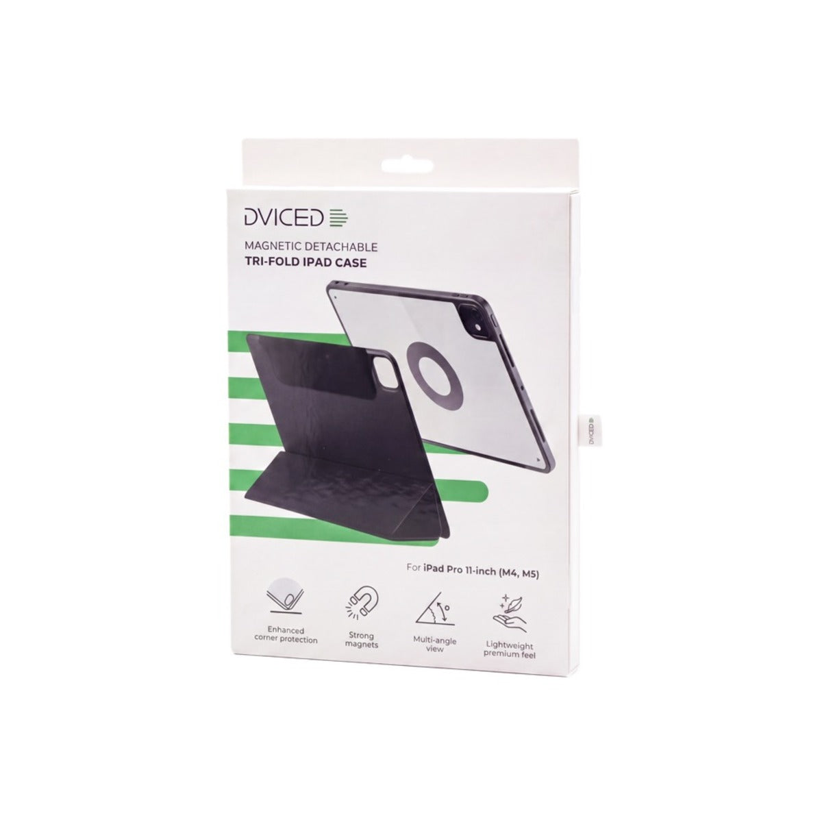 Dviced Hybrid case for iPad Pro 11-inch (M4,M5) - Black