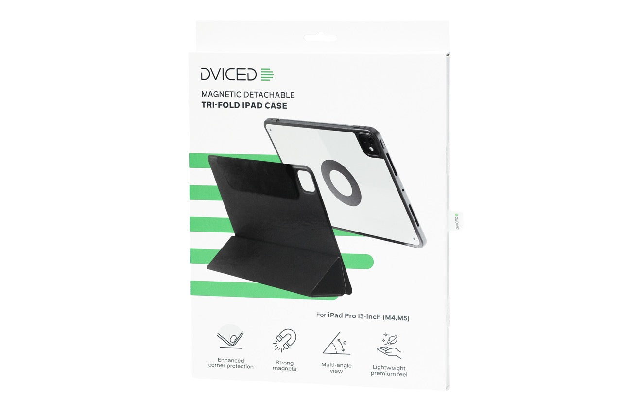 Dviced Hybrid case for iPad Pro 13-inch (M4,M5) - Black