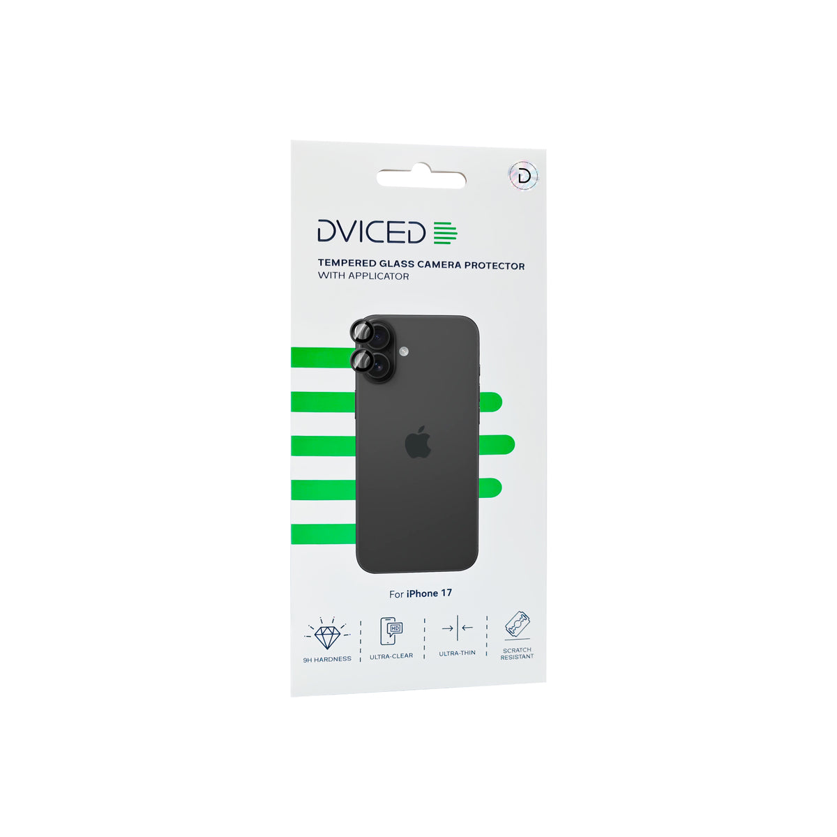 Dviced Протектор за камера от закалено стъкло с апликатор за iPhone 17 - iSTYLE BG