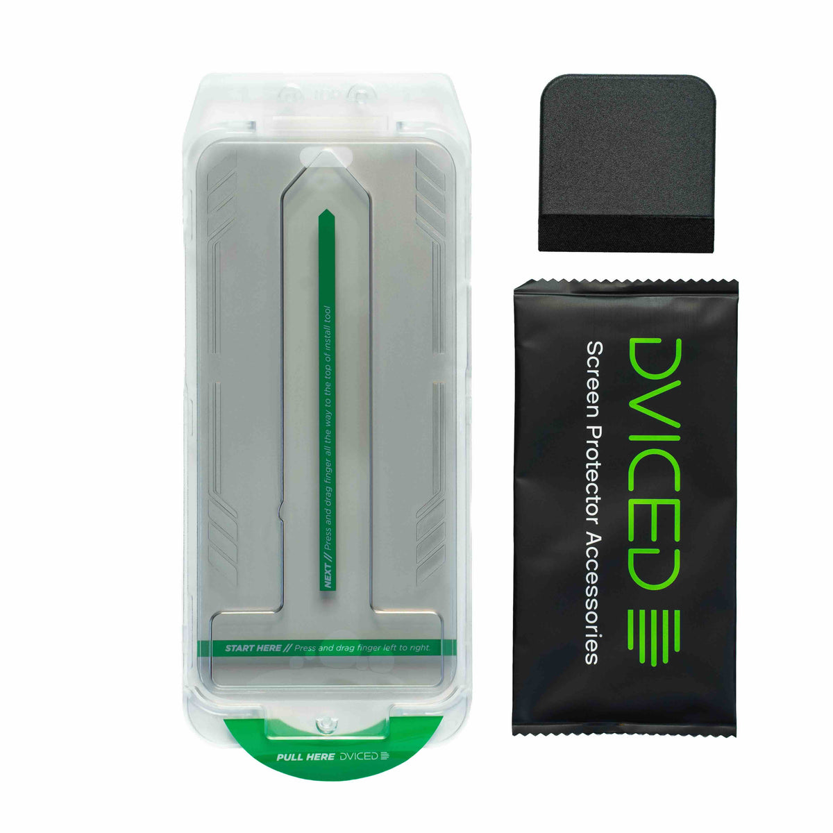 Dviced Privacy Tempered glass screen protector for iPhone 18 Pro Max with dust-free applicator