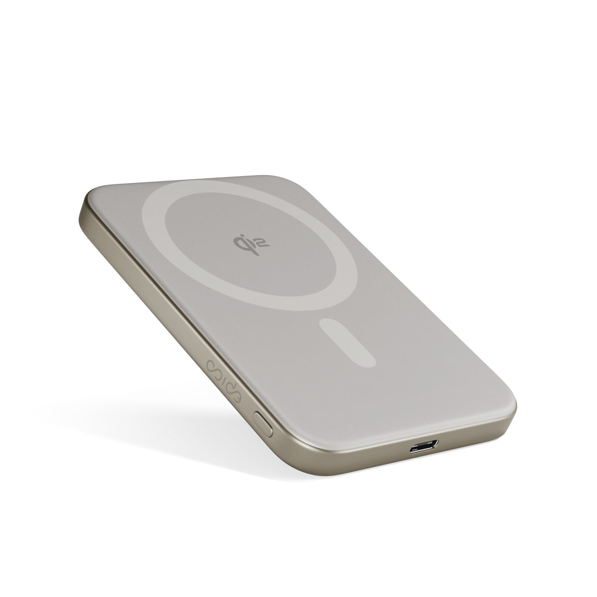 Epico UltraPack Qi2 Slim 5000mAh Alu Mag+ Wireless Power Bank EM51 - desert titanium