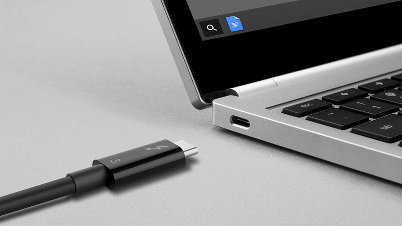 Belkin Thunderbolt 3 кабел USB-C към USB-C 100W 40Gbps 5K/Ultra HD 0.8m - Черен