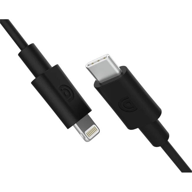 Кабел от Griffin USB-C към Lightning - 1,8 м - черен