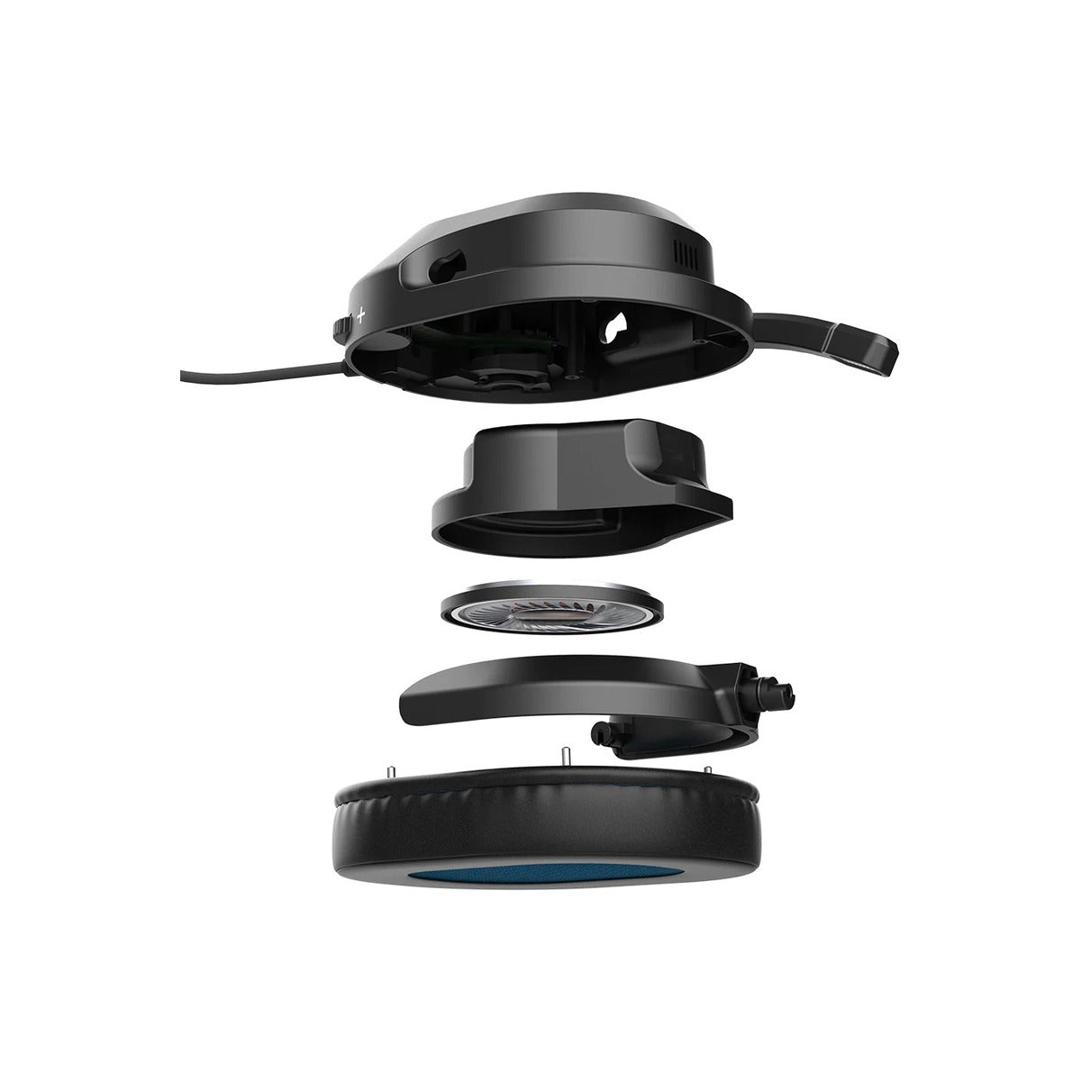 JLAB Nightfall Wired Gaming Headset - Black