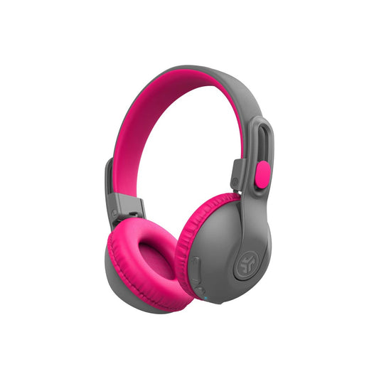 JLAB JBuddies Studio 2 Kids Wireless Headphones - Gray/Pink