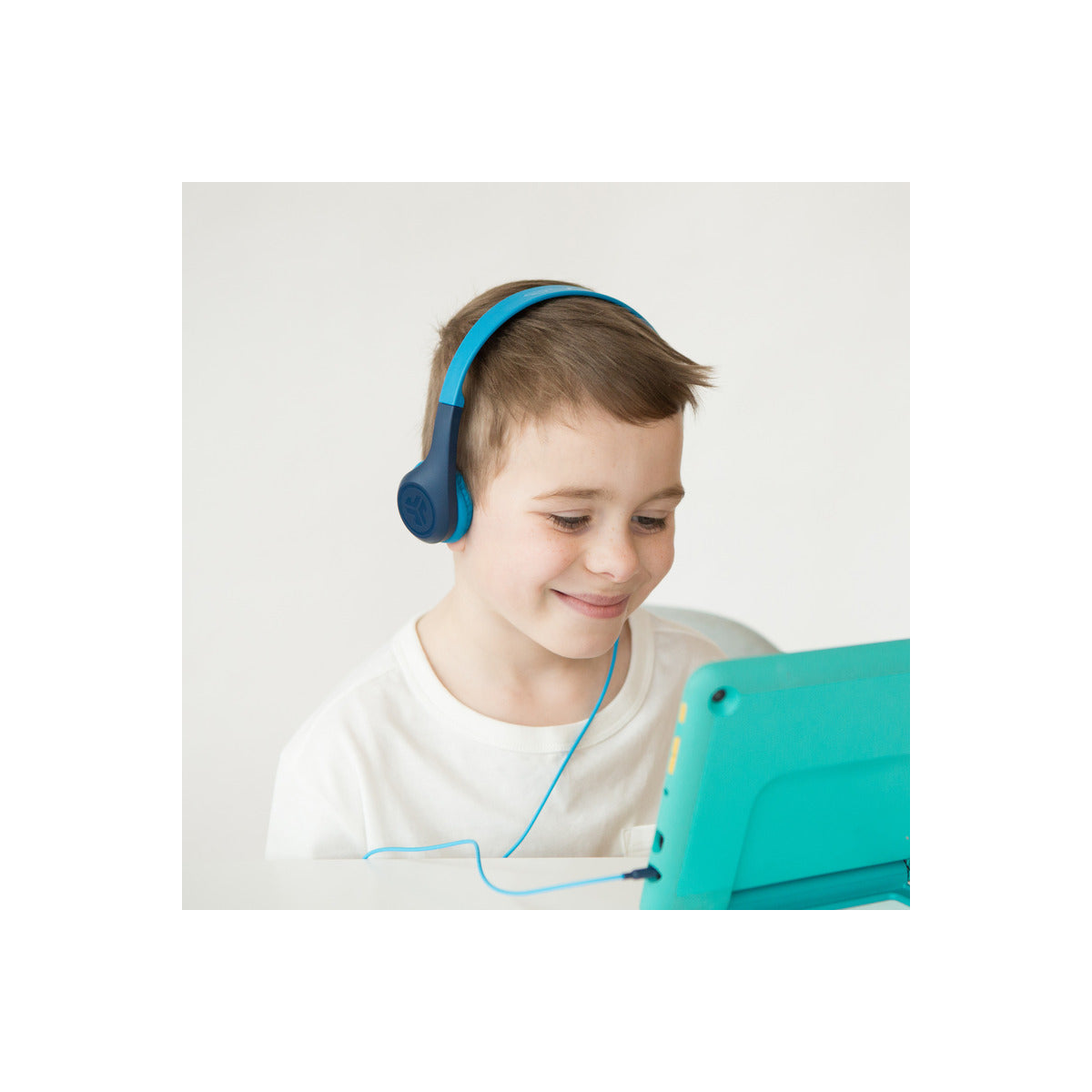 JLAB JBuddies Pop Wired Kids Headphones - Blue