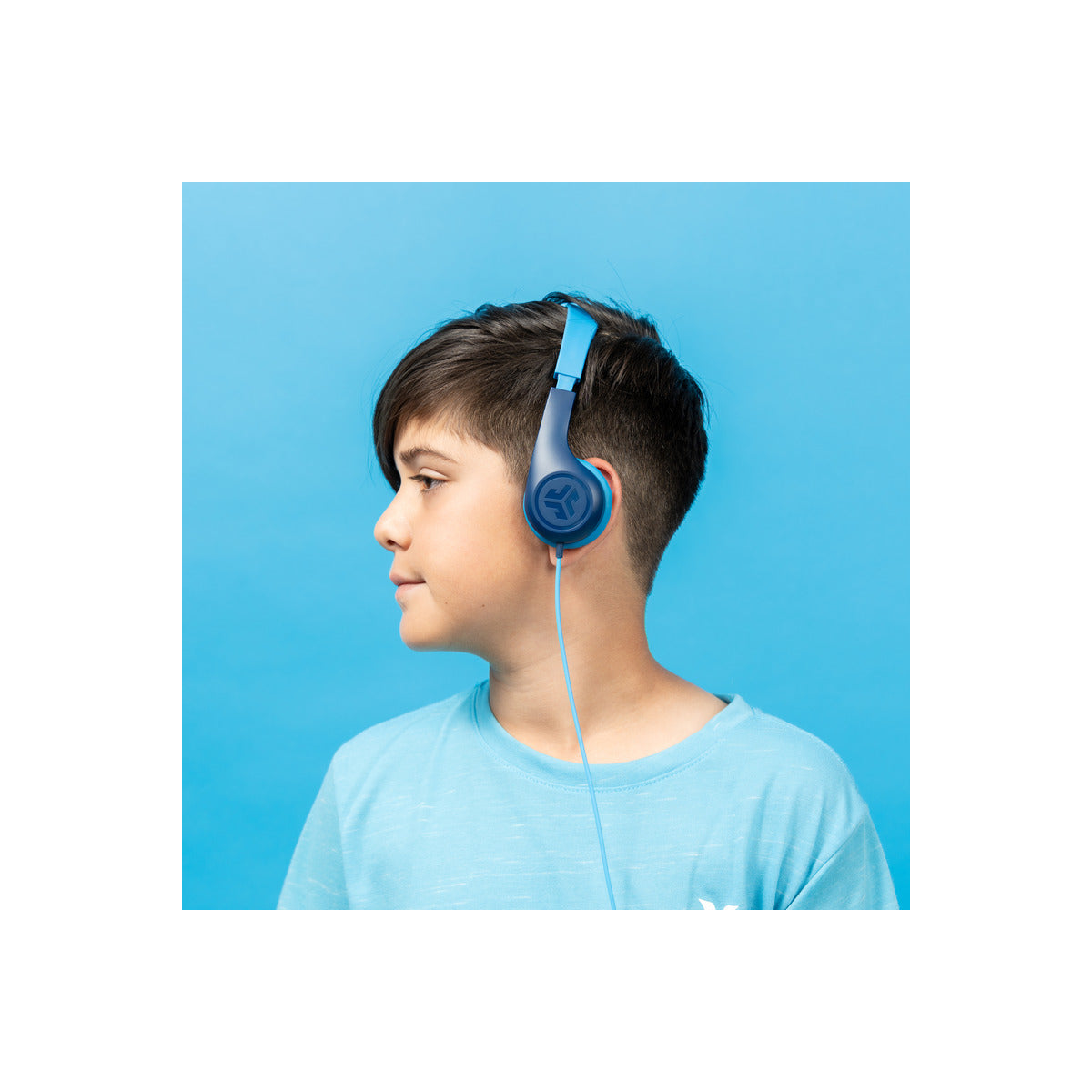 JLAB JBuddies Pop Wired Kids Headphones - Blue