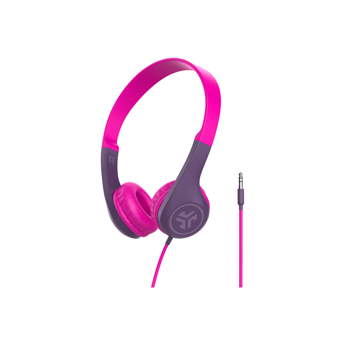 JLAB JBuddies Pop Wired Kids Headphones - Pink
