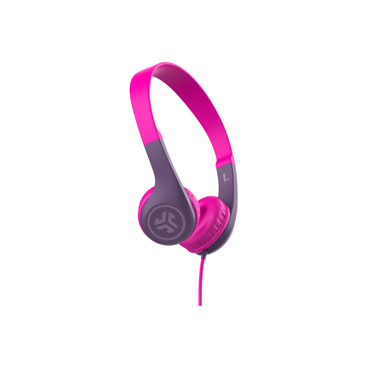 JLAB JBuddies Pop Wired Kids Headphones - Pink