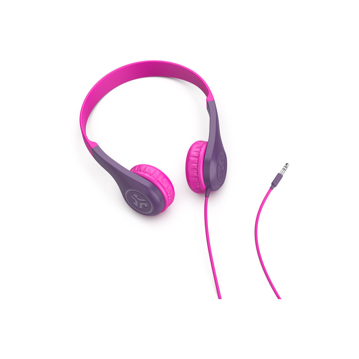 JLAB JBuddies Pop Wired Kids Headphones - Pink