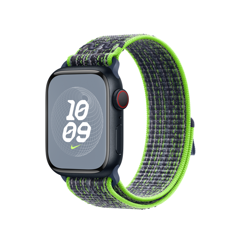 41mm Bright Green/Blue Nike Sport Loop - iSTYLE BG