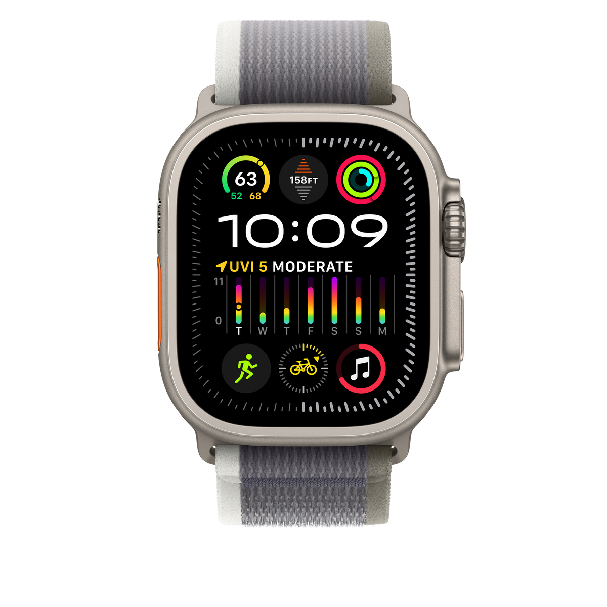 49mm Green/Grey Trail Loop - M/L - iSTYLE BG