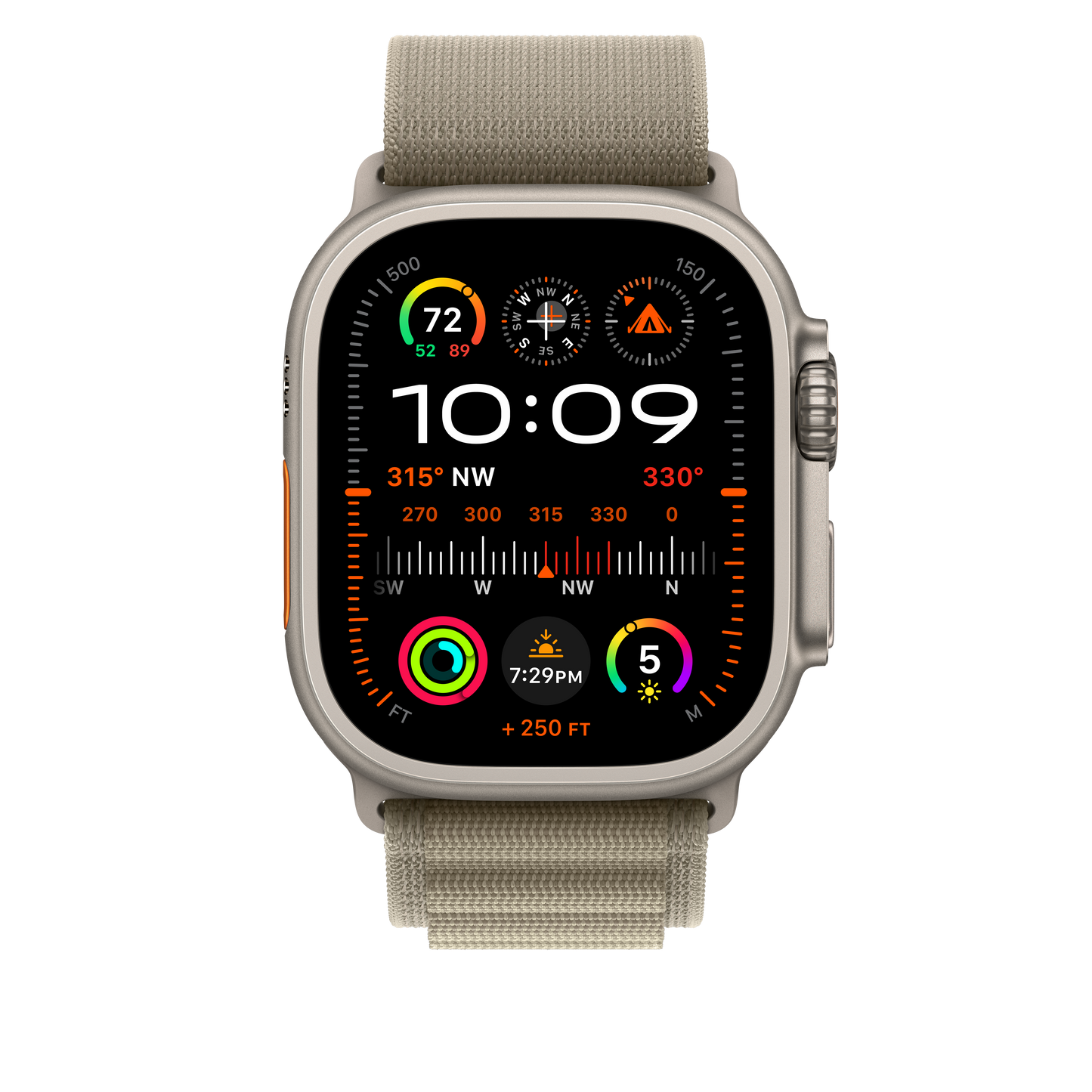 49mm Olive Alpine Loop - Large - iSTYLE BG