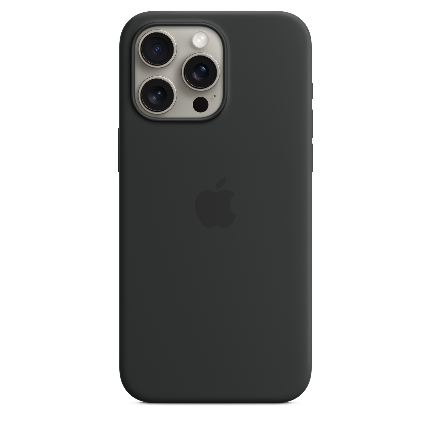 iPhone 15 Pro Max Silicone Case with MagSafe - Black - iSTYLE BG
