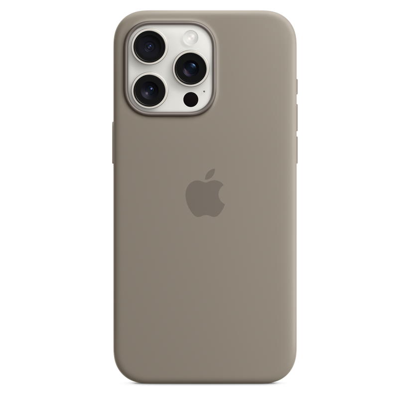 iPhone 15 Pro Max Silicone Case with MagSafe - Clay - iSTYLE BG